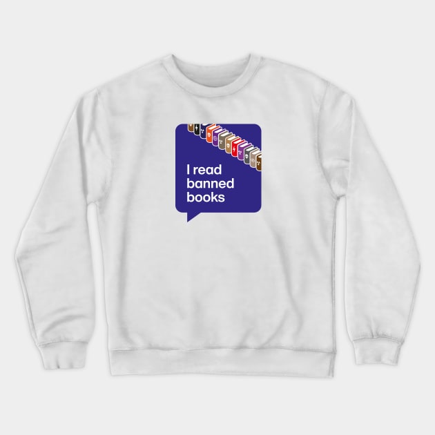 I read banned books Crewneck Sweatshirt by minimaldesign